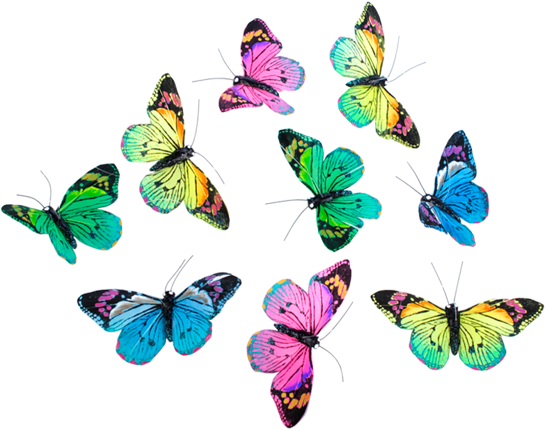 Butterfly Multicolor Garland