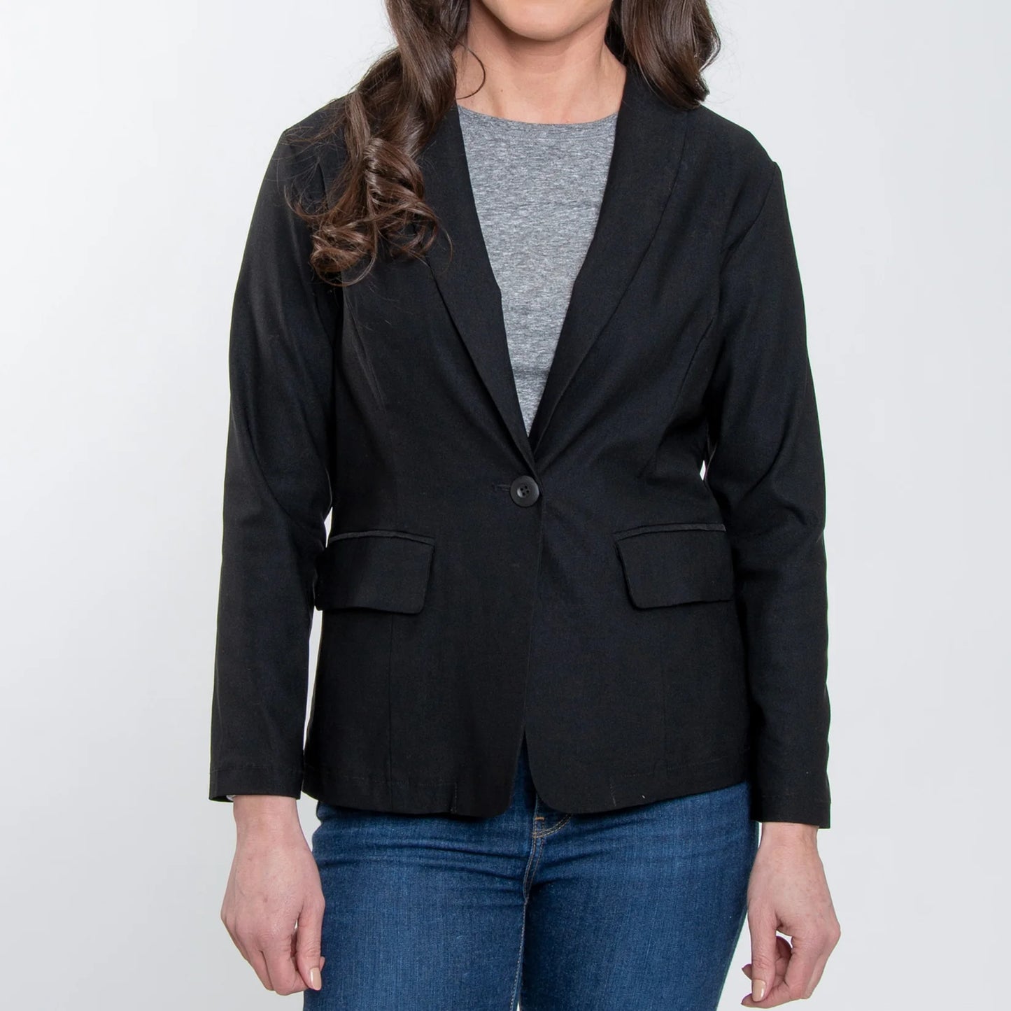 Black Stretch Blazer