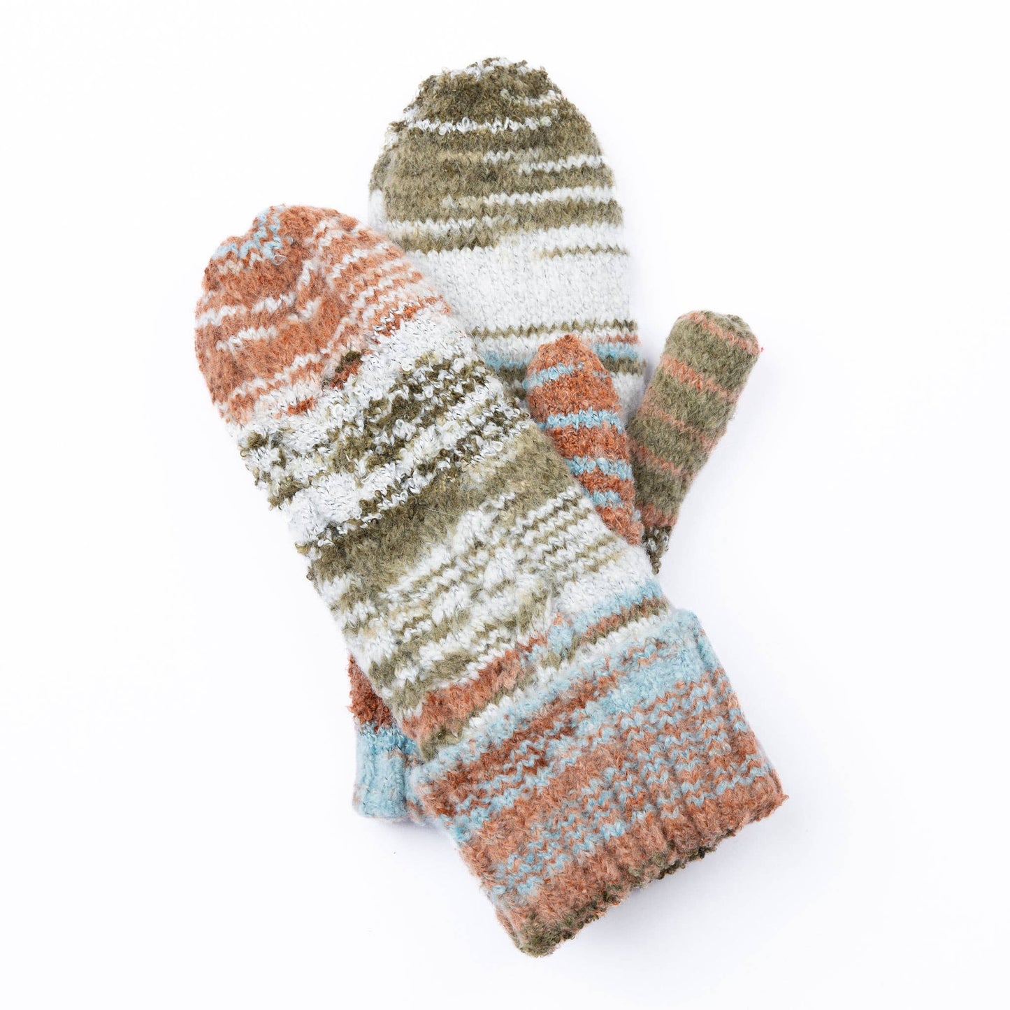 Thea Knit Colorful Cold Weather Winter Mittens