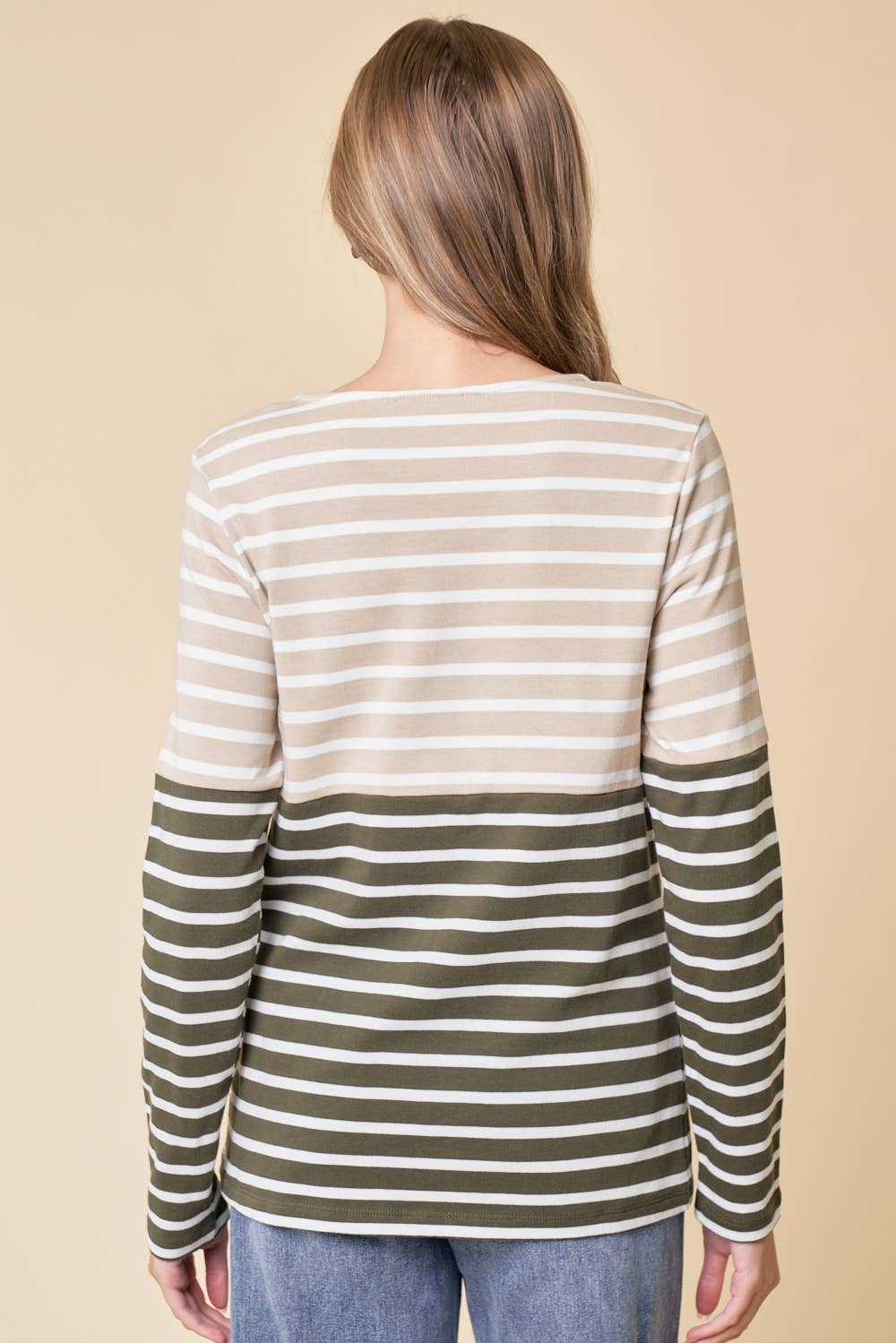 COLORBLOCK STRIPED TOP