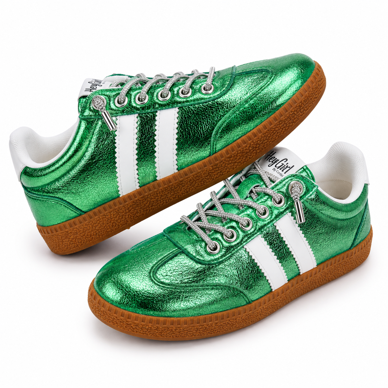 Corky's Footwear Heads Up - Green Metallic