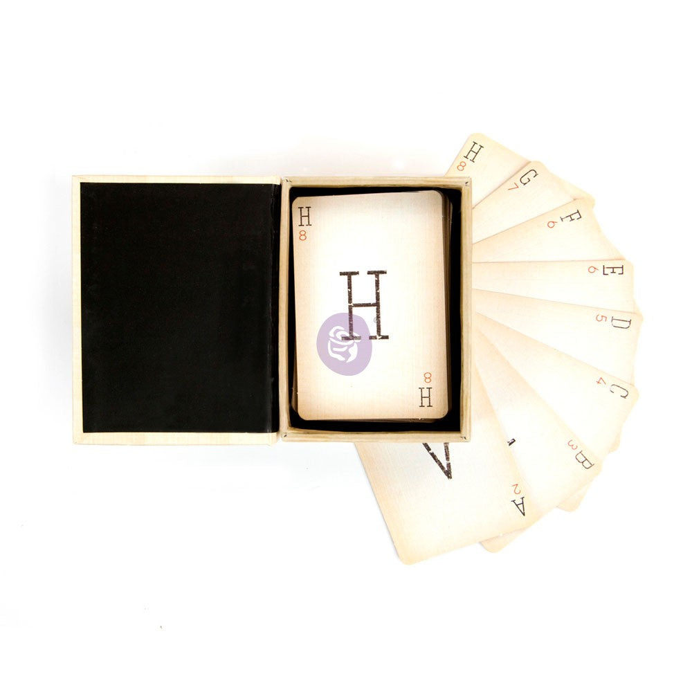 Prima Marketing: Vintage Alpha Card Set in a Box