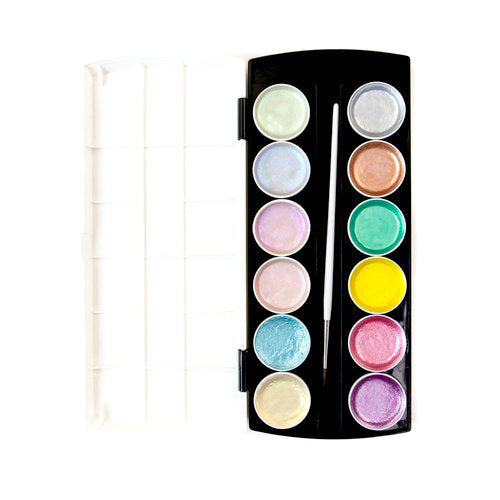 Art Philosophy Metallic Accents Watercolors