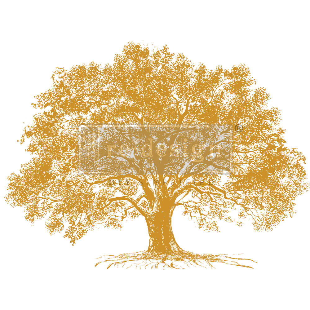 reDesign with Prima Decor Transfer- KACHA Gold Foil - Growth
