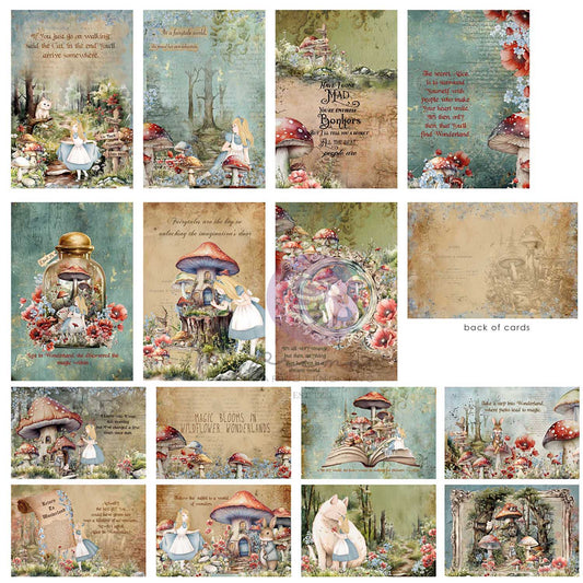 Return To Wonderland Collection 4x6 Journaling Cards