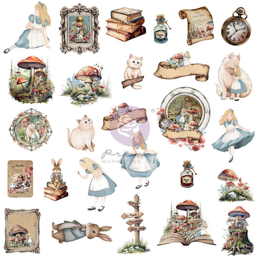 Return To Wonderland Collection Ephemera - Wonderland keepsakes