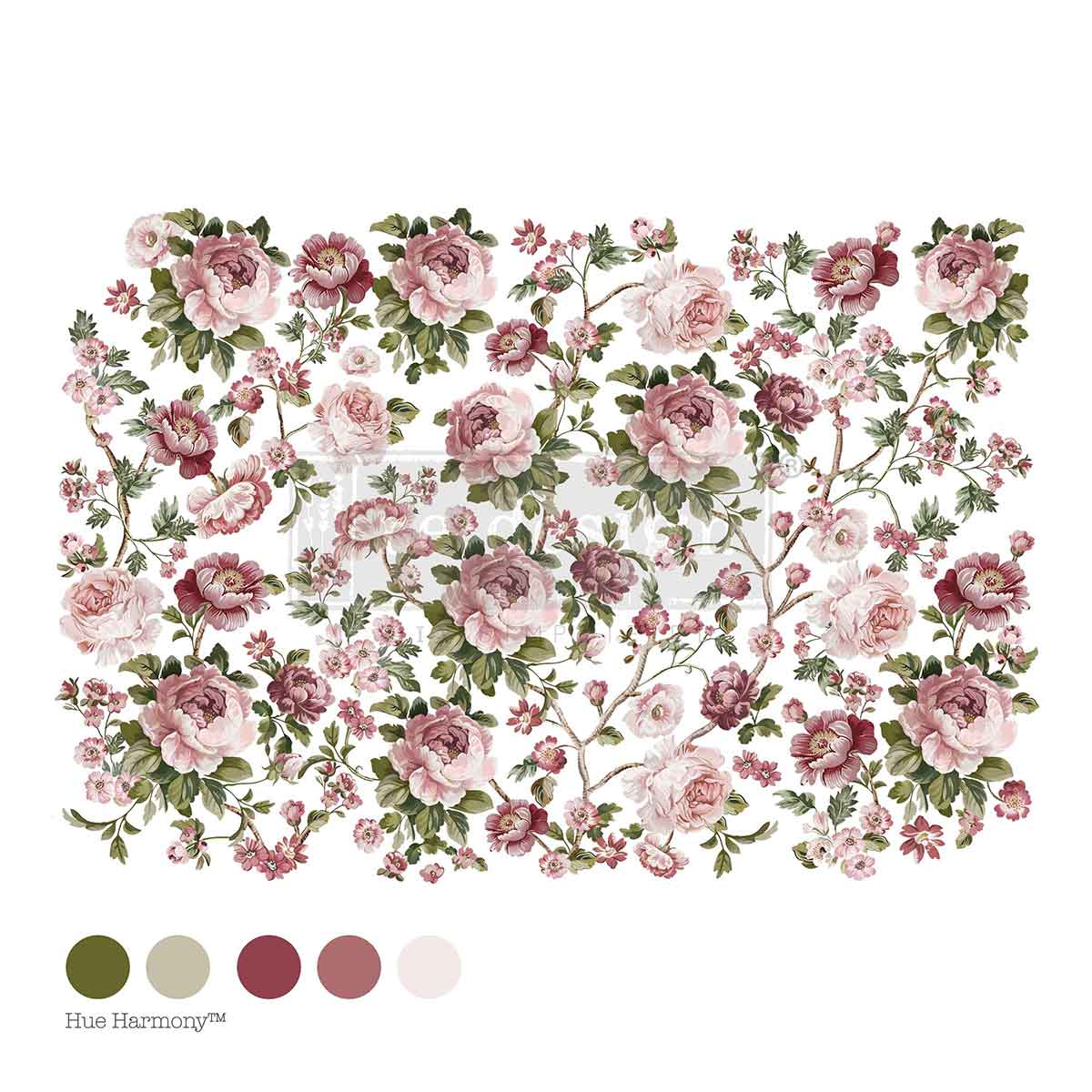 Decor Transfers® Kacha - Blushing Blooms Symphony