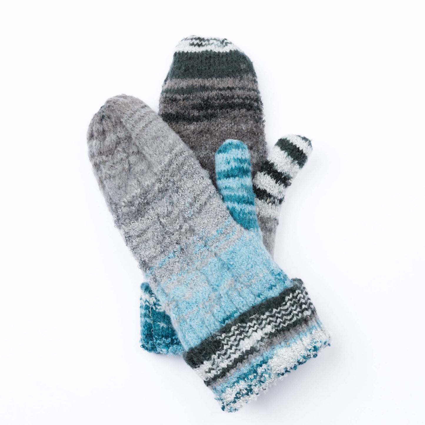 Thea Knit Colorful Cold Weather Winter Mittens