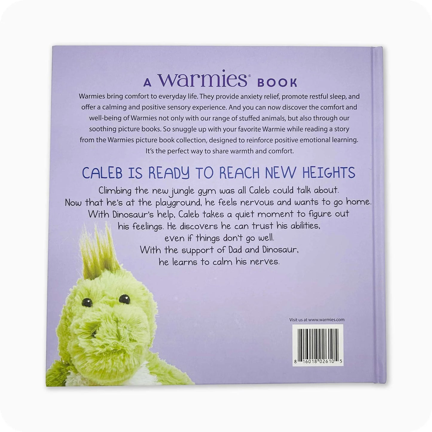 Warmies Book: Dinosaur Discovers Confidence