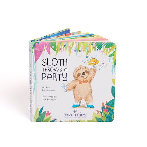 Warmies Book: Sloth Throws a Party