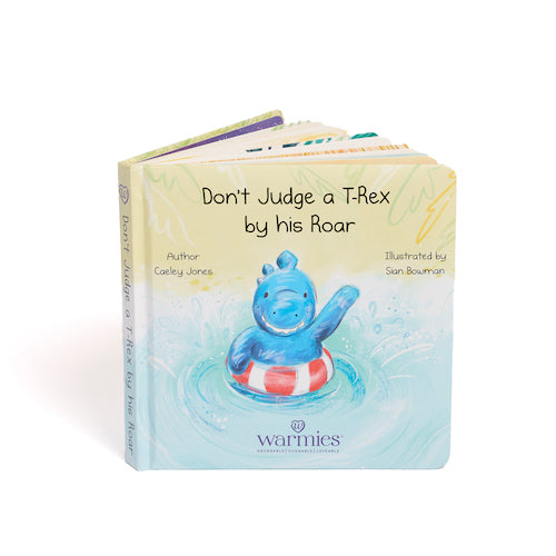 Warmies Book: Don't judge a T-Rex by his Roar
