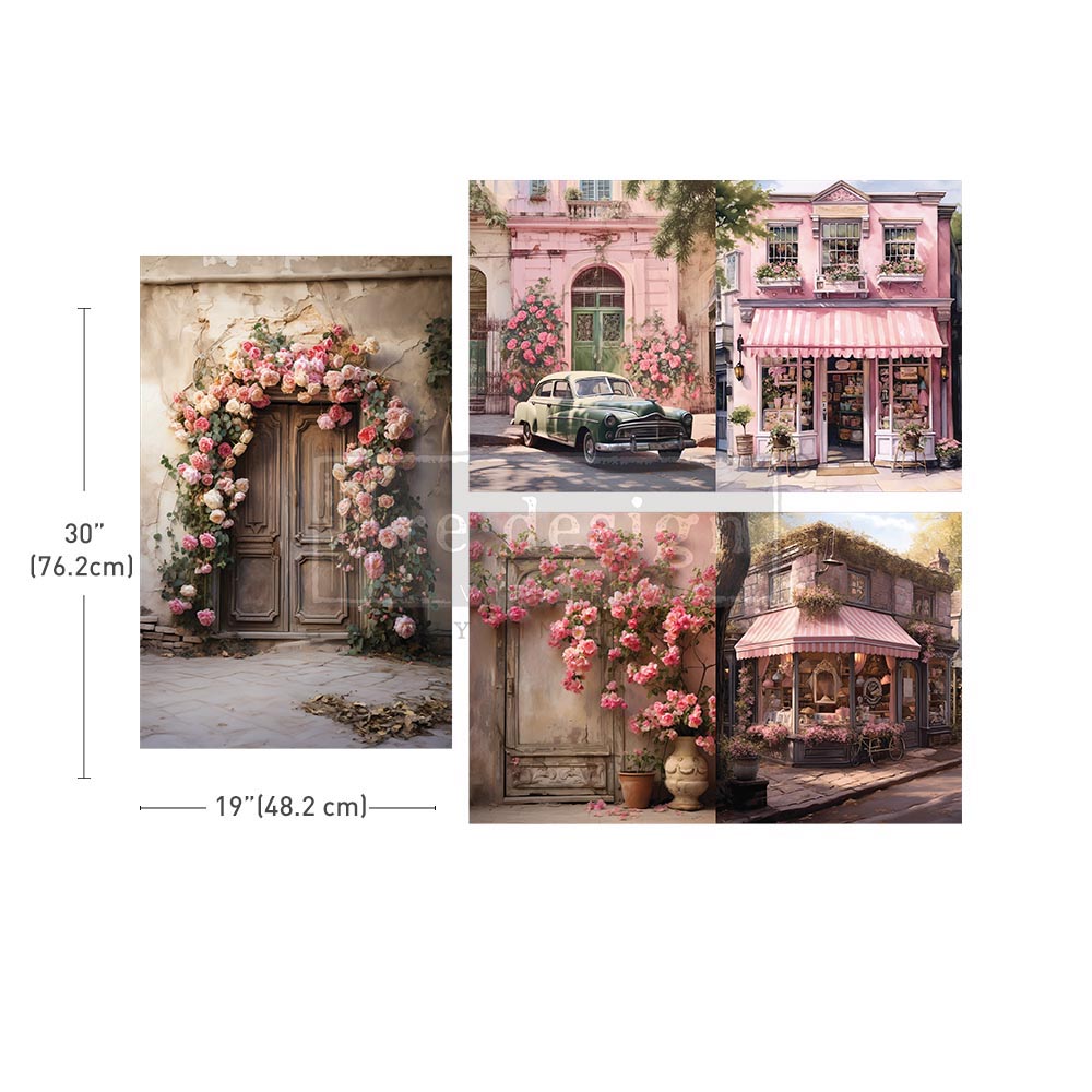 reDesign with Prima Decor Tissue Paper Pack - Blush Blossom Boulevard