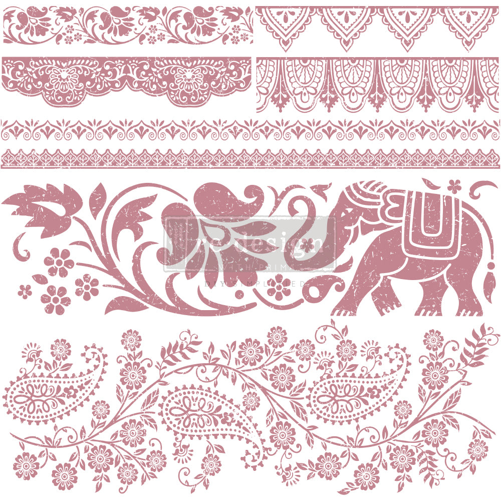 reDesign with Prima Decor Stamps