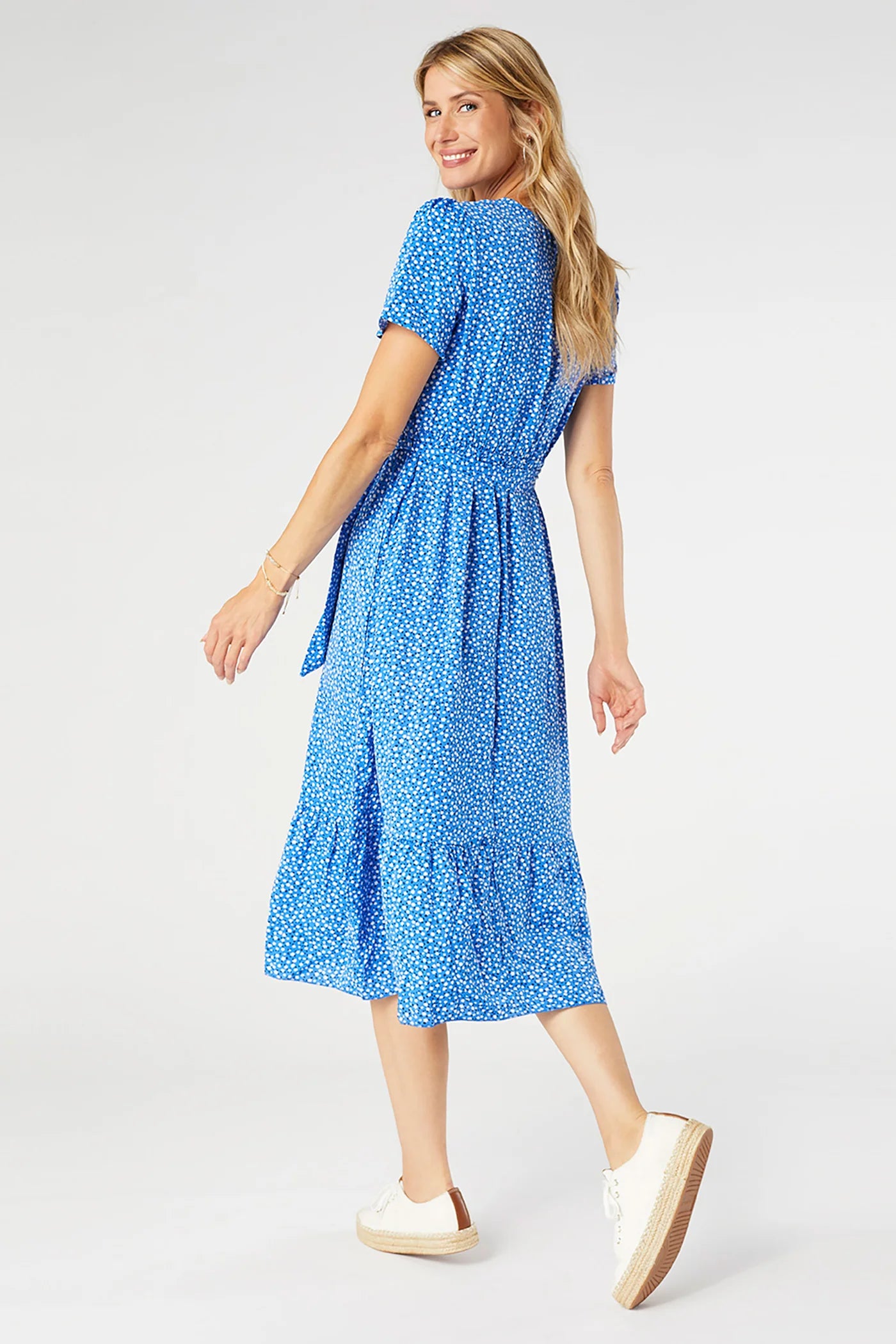 Caia Floral Print Dress