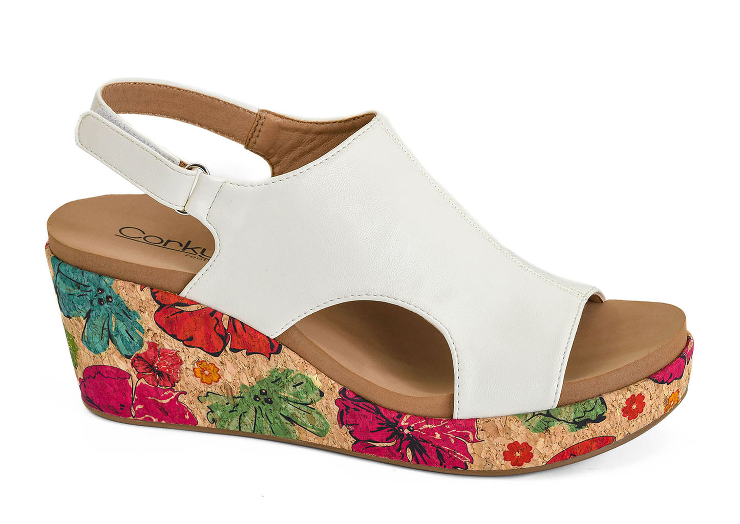 Corky's Footwear Carley - White Flower