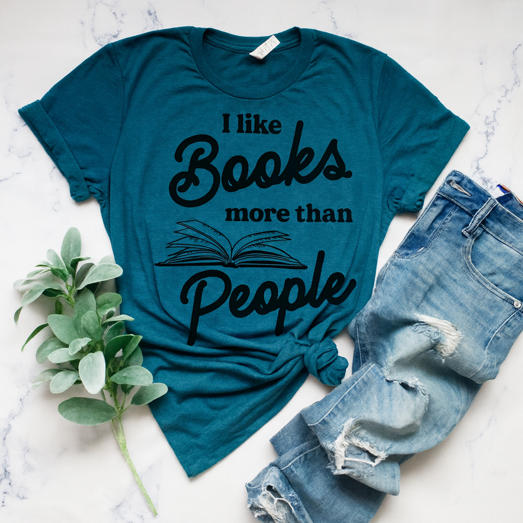 I Like Books Graphic Tee