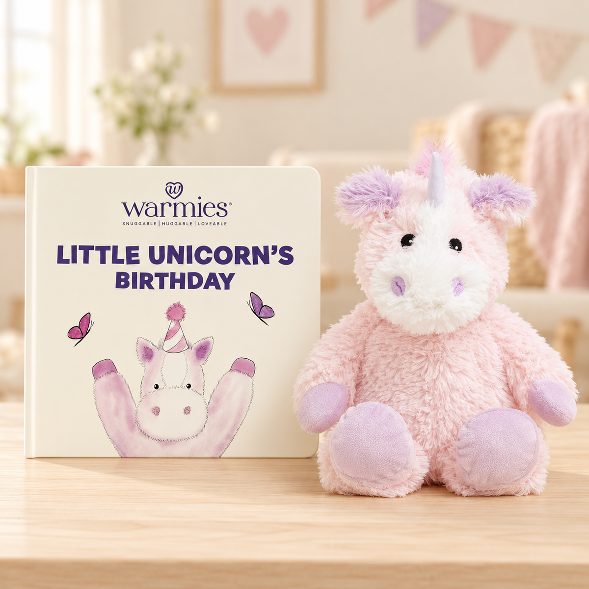 Warmies Gift Set: Little Unicorn's Birthday