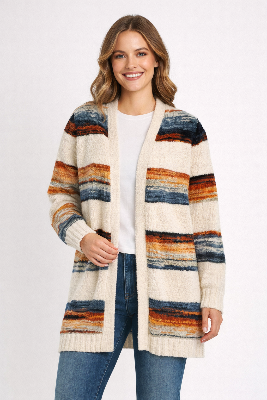 Desert Open Front Cardigan