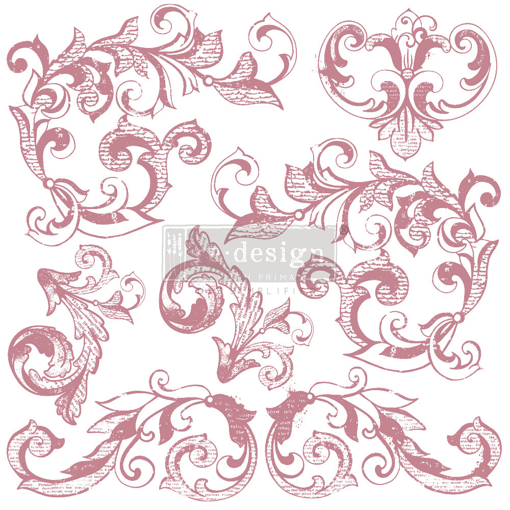 reDesign with Prima Decor Stamps