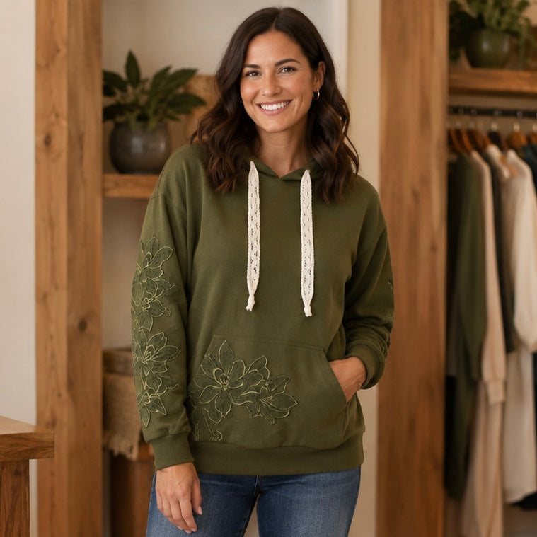 Trapani Embroidered Hoodie