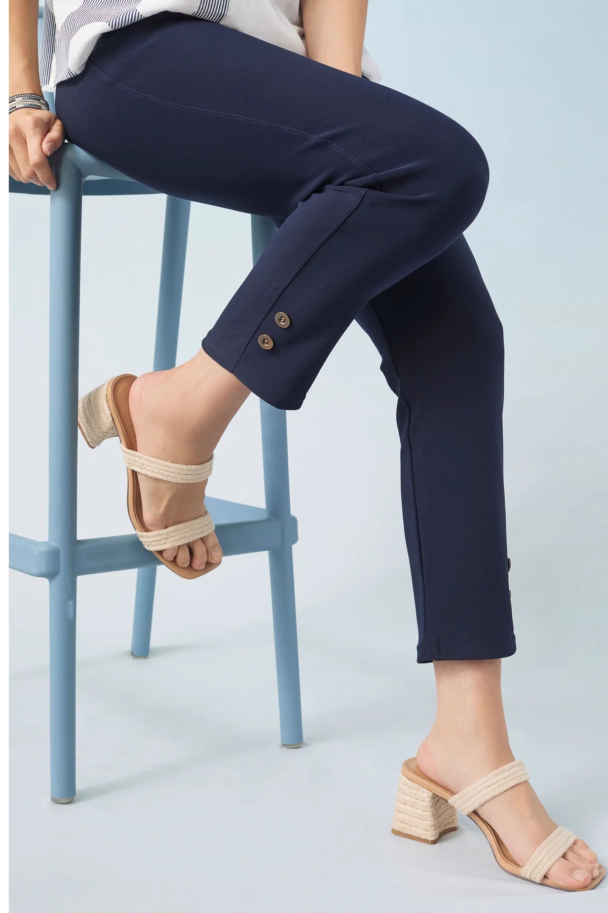 Georgie Ankle with Button Detail