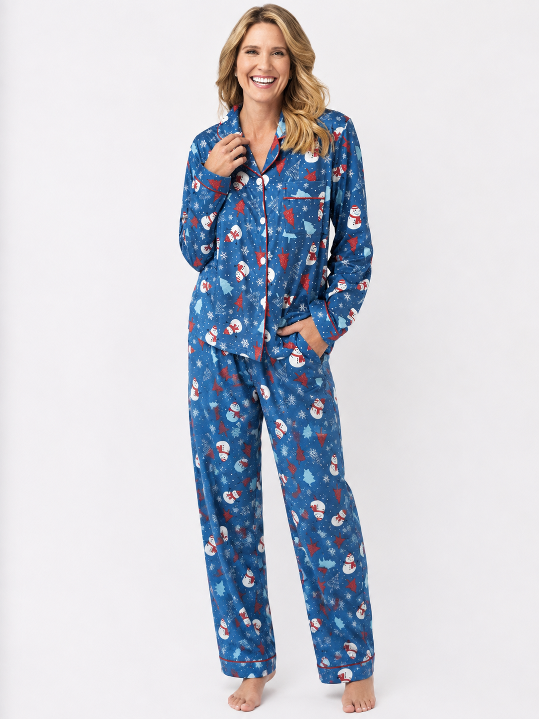 Dreamland Pajama Set: Snowman