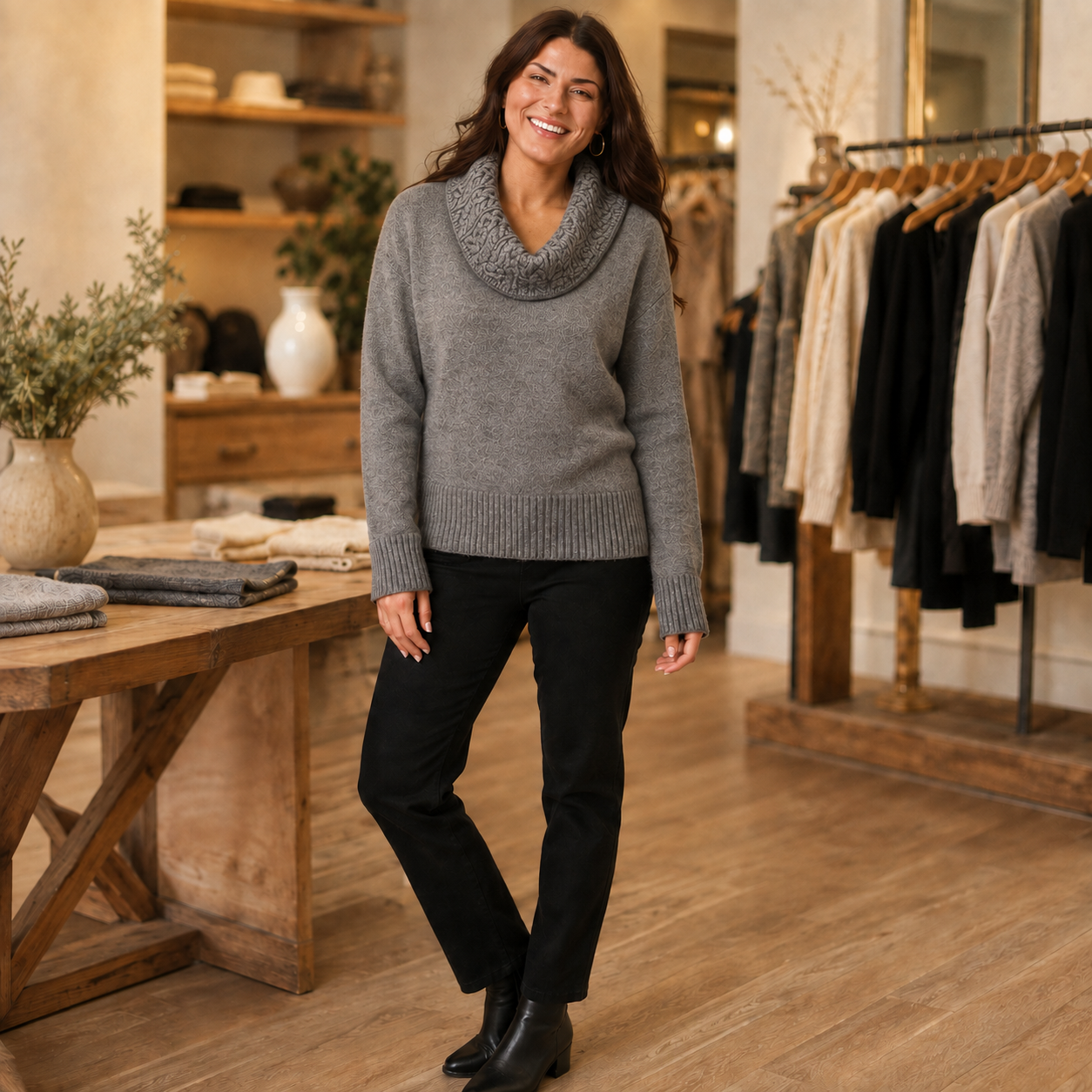 Sullana Boatneck Sweater