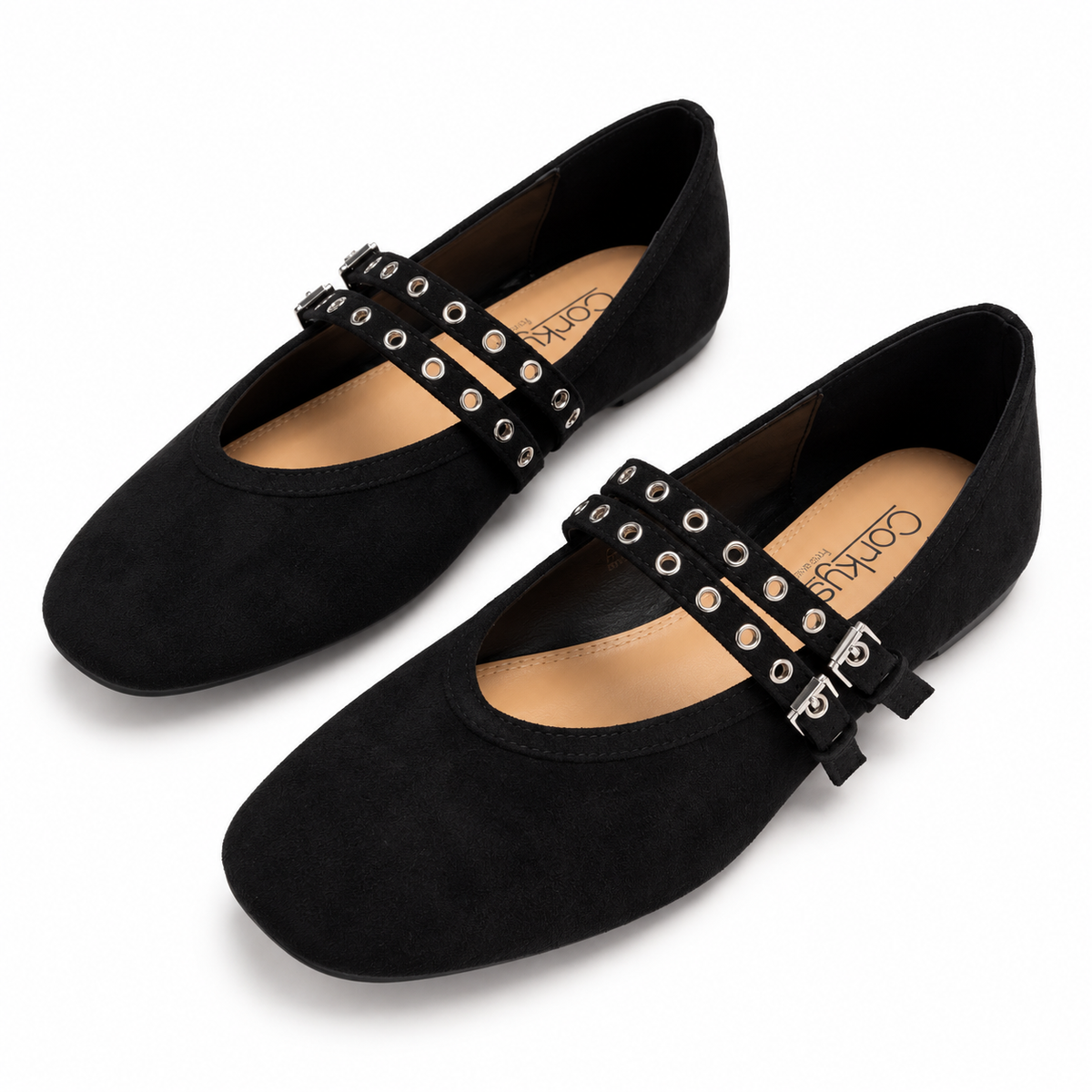 Corky's Footwear All Eyes On Me - Black Faux Suede