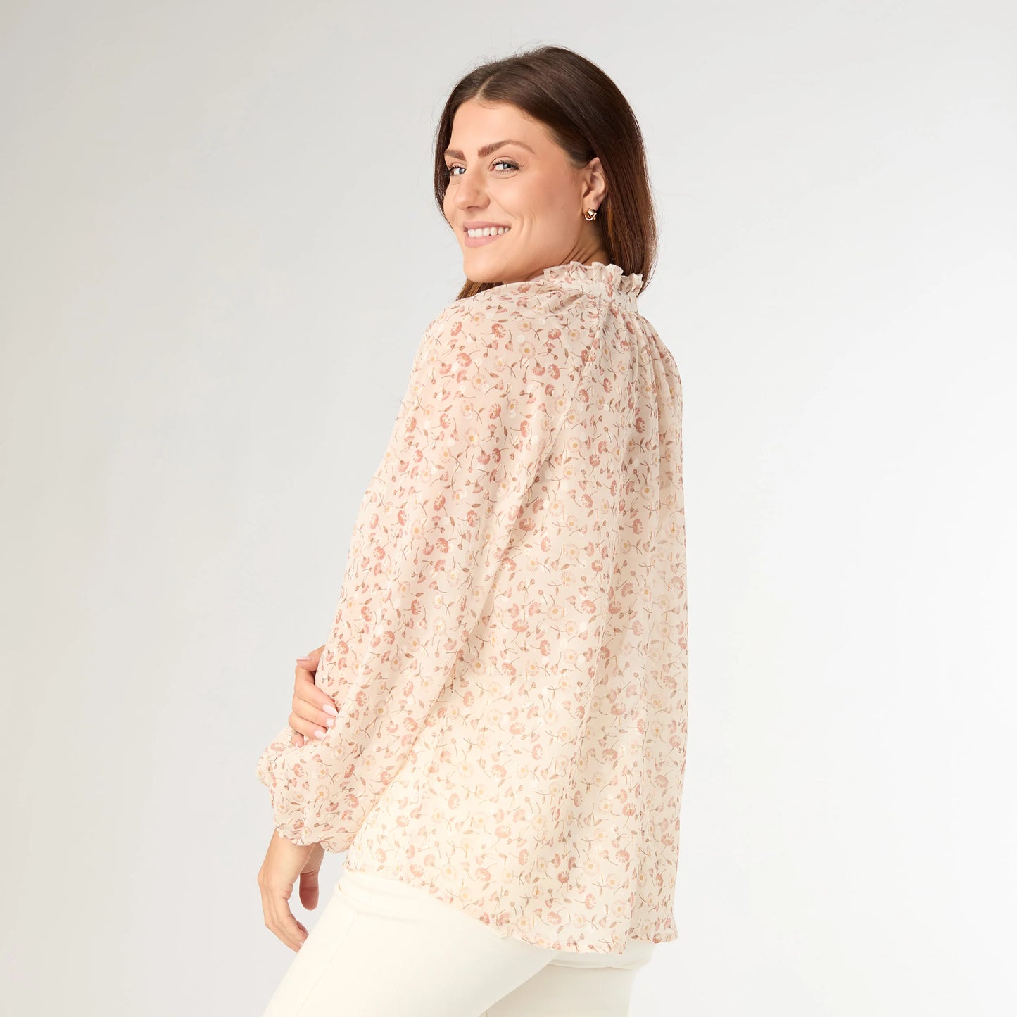 Maggie Flowy Chiffon Top