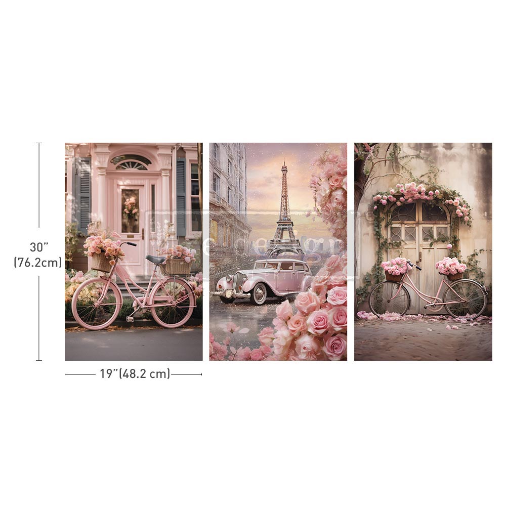 reDesign with Prima Decor Tissue Paper Pack - Parisian Bloom Haven