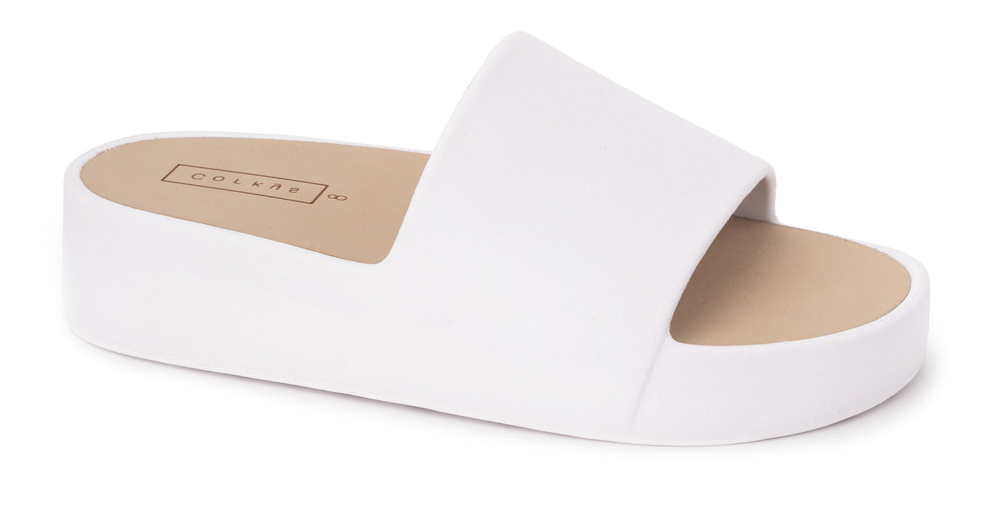 Corky's Footwear Popsicle Slide - White
