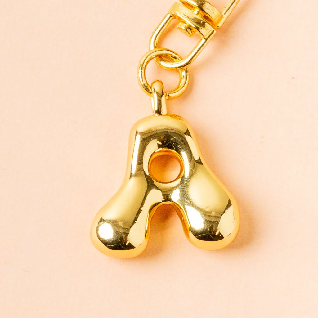 The Darling Effect: Bubble Letter Keychain Bag Charms