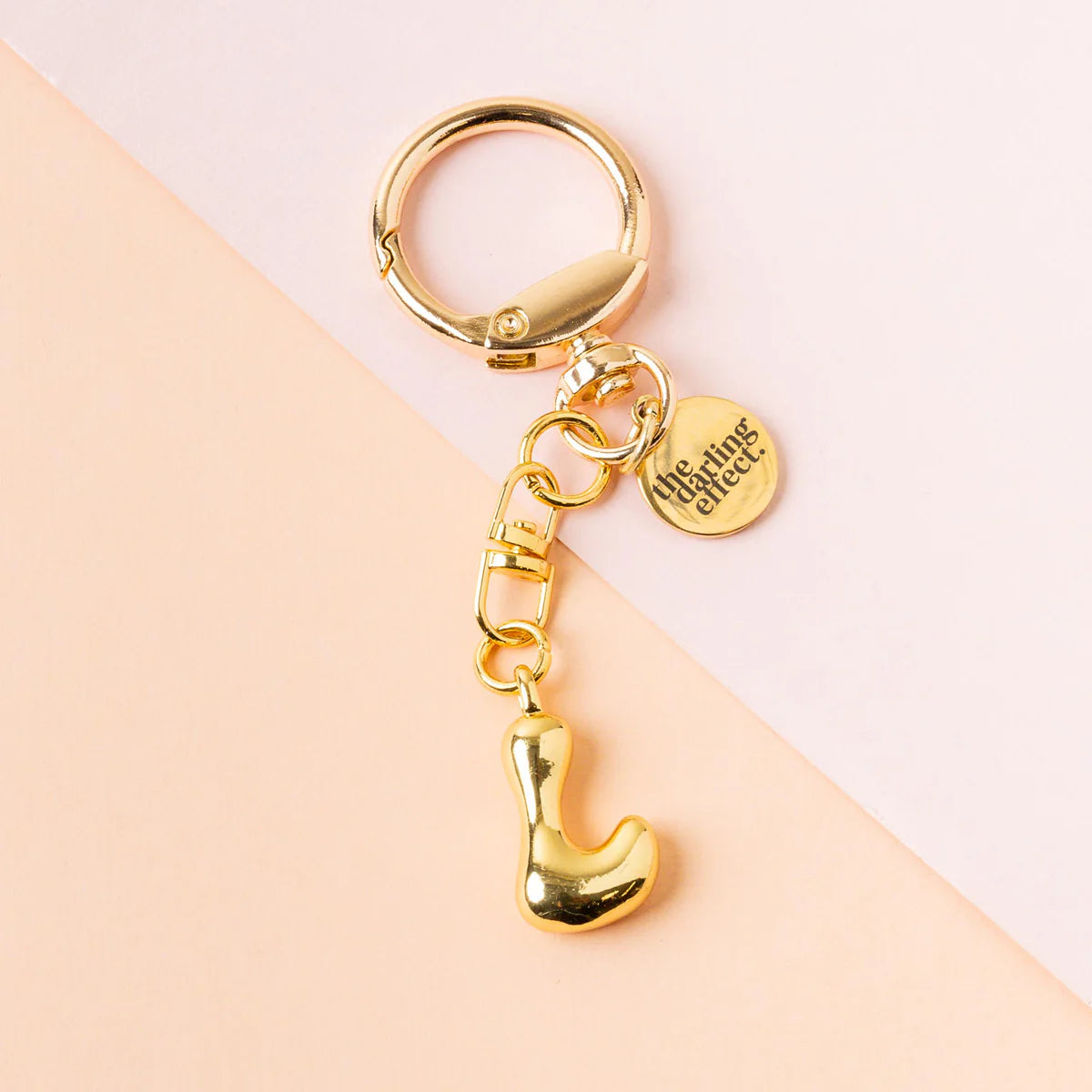 The Darling Effect: Bubble Letter Keychain Bag Charms