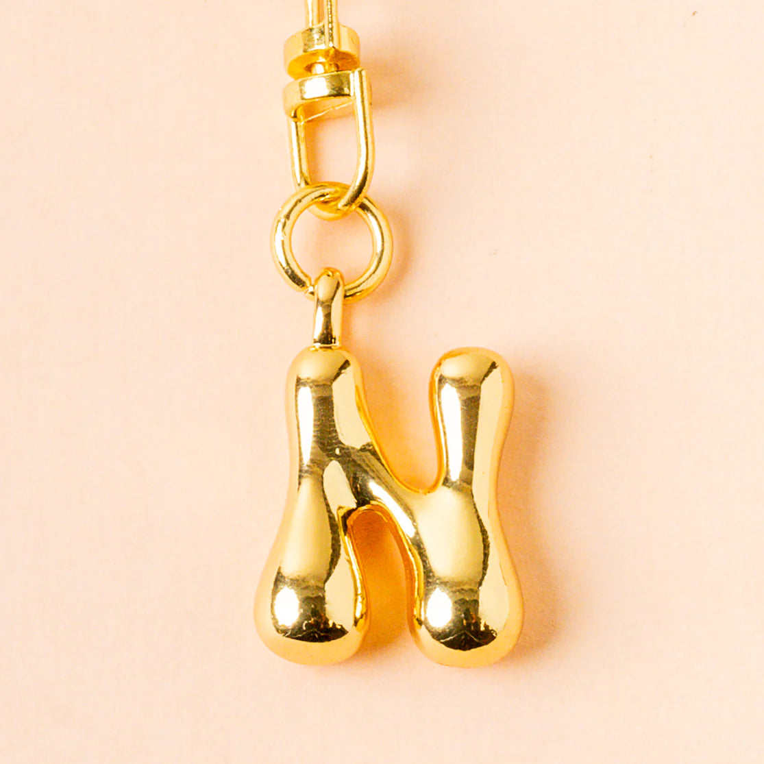 The Darling Effect: Bubble Letter Keychain Bag Charms