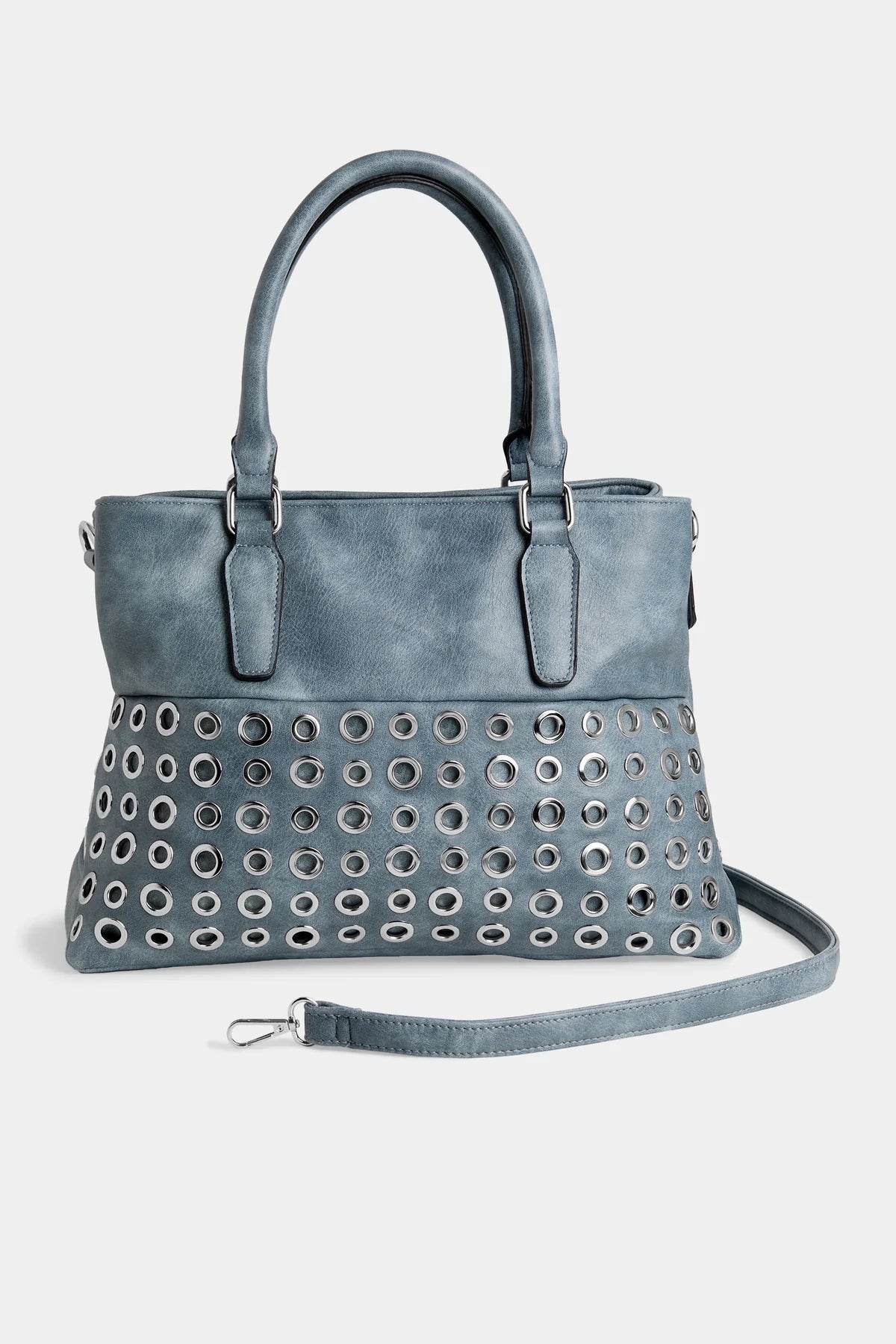 Amiable Double Compartment Grommet Tote