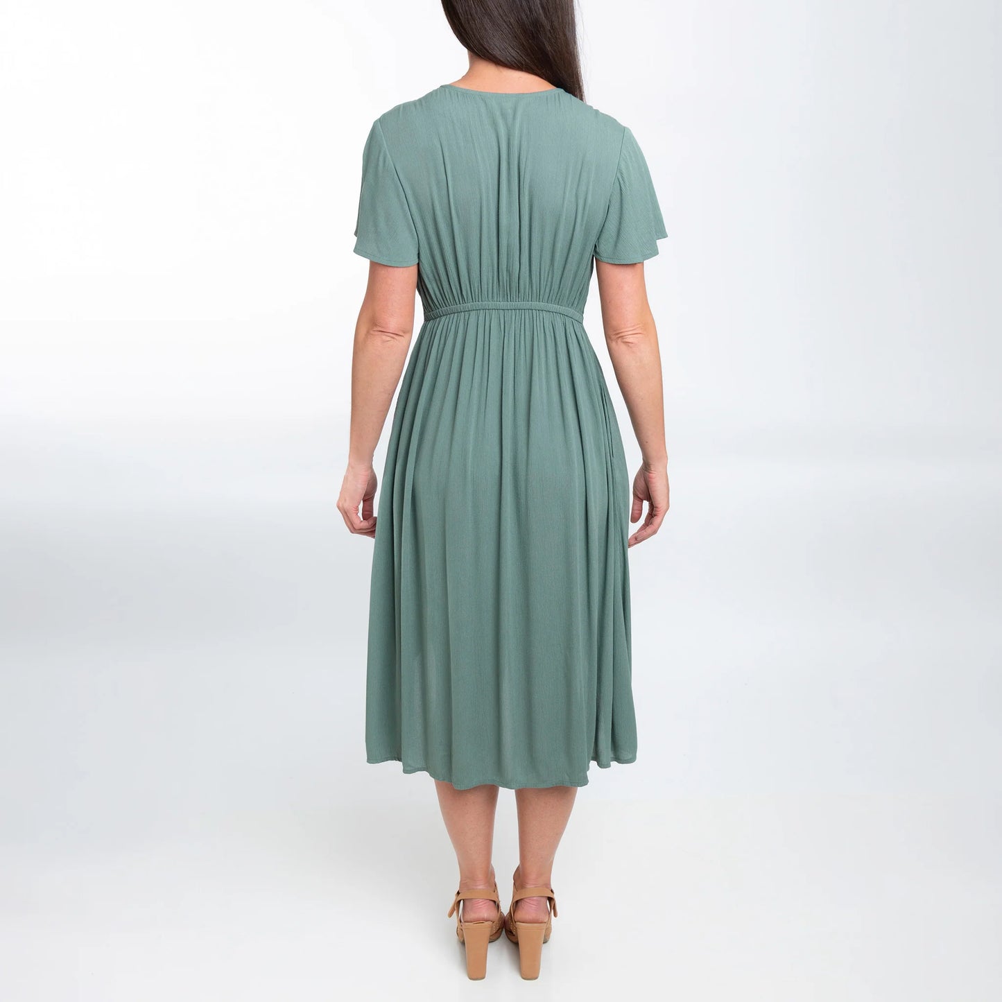 Ayanna V-Neck Short Sleeve Dress