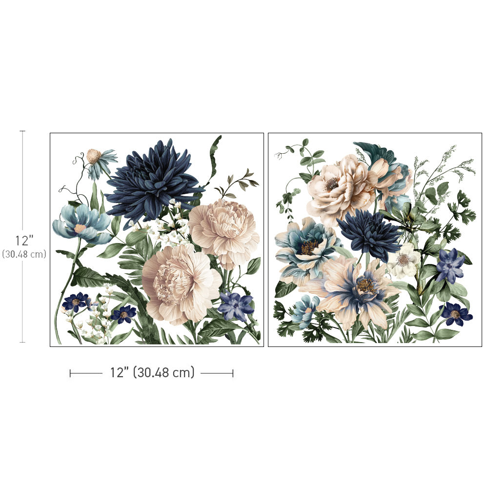 reDesign with Prima Decor Maxi Transfer - Cerulean Blooms
