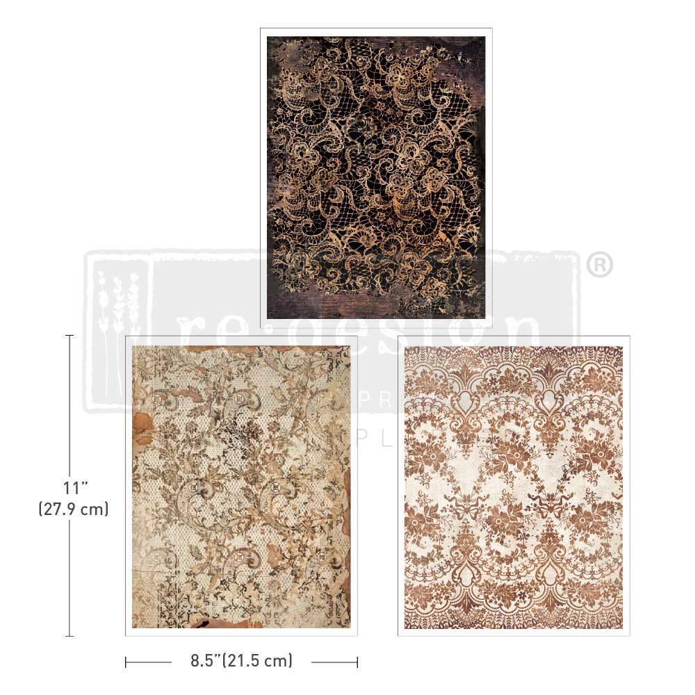 Middy Decor Transfer - Delicate Lace