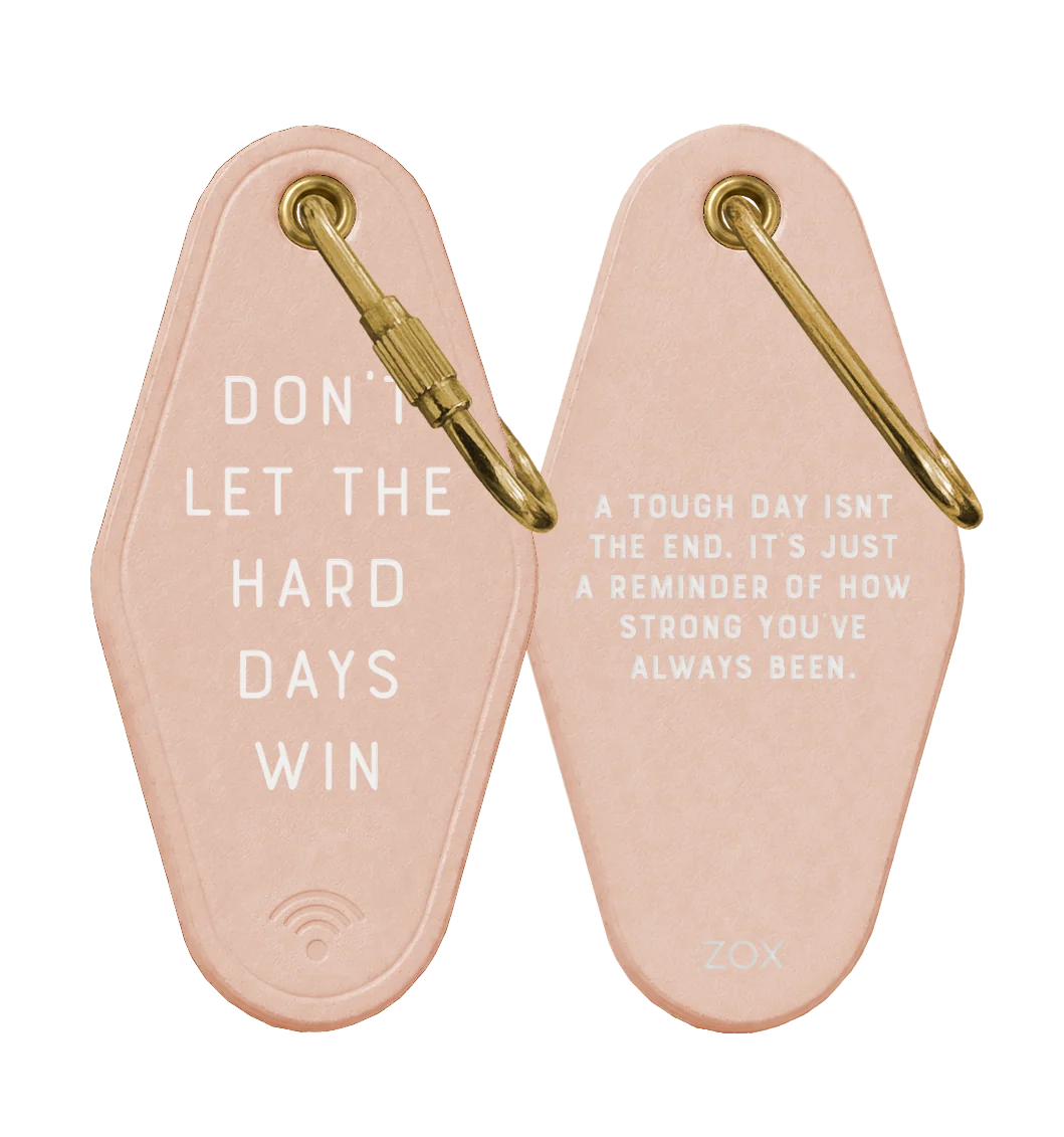 ZOX Interactive Keychains - Don't Let the Hard Days Win