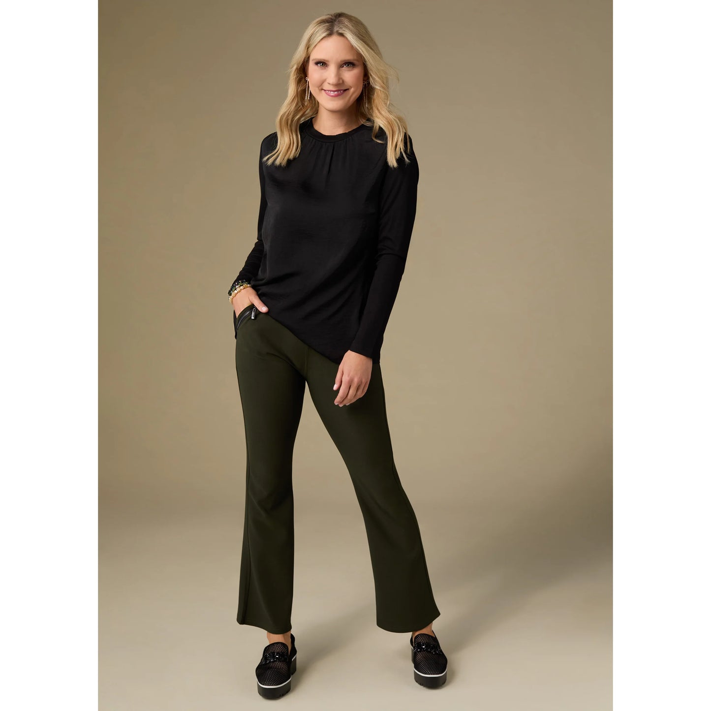 Dylane Mock Neck Top