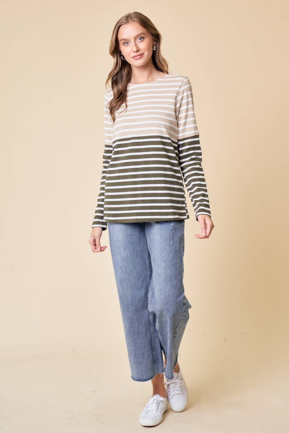 COLORBLOCK STRIPED TOP
