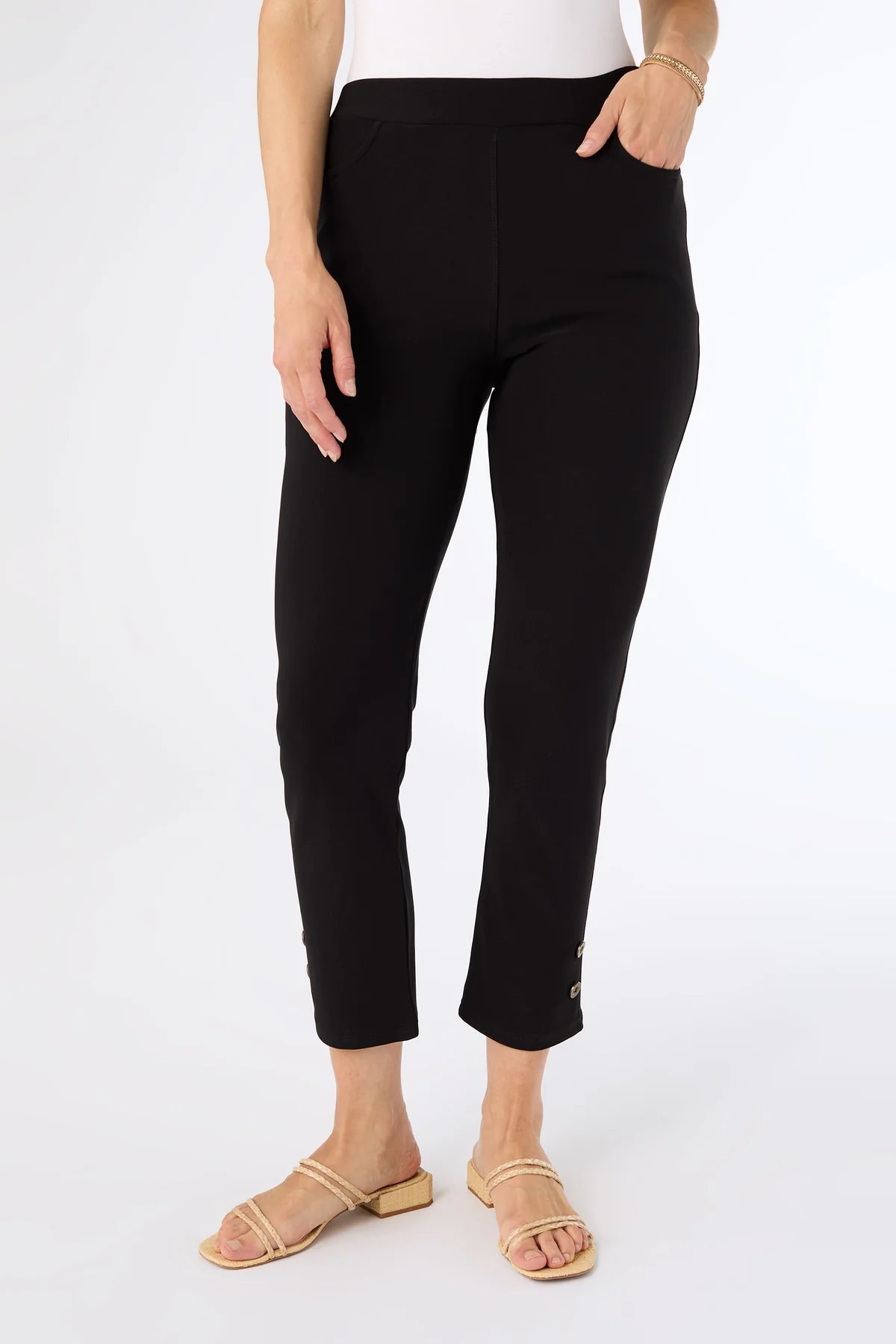 Georgie Ankle with Button Detail