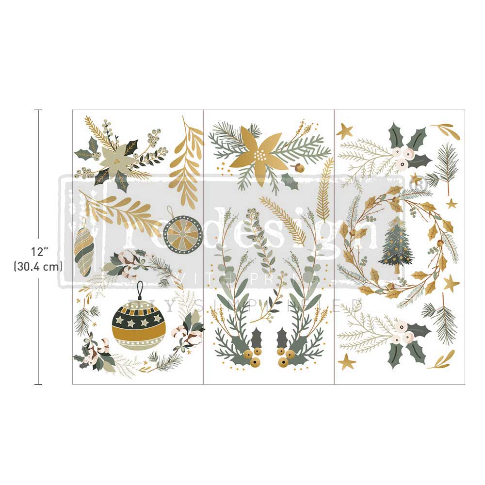 reDesign with Prima Small Transfers - Holiday Spirit
