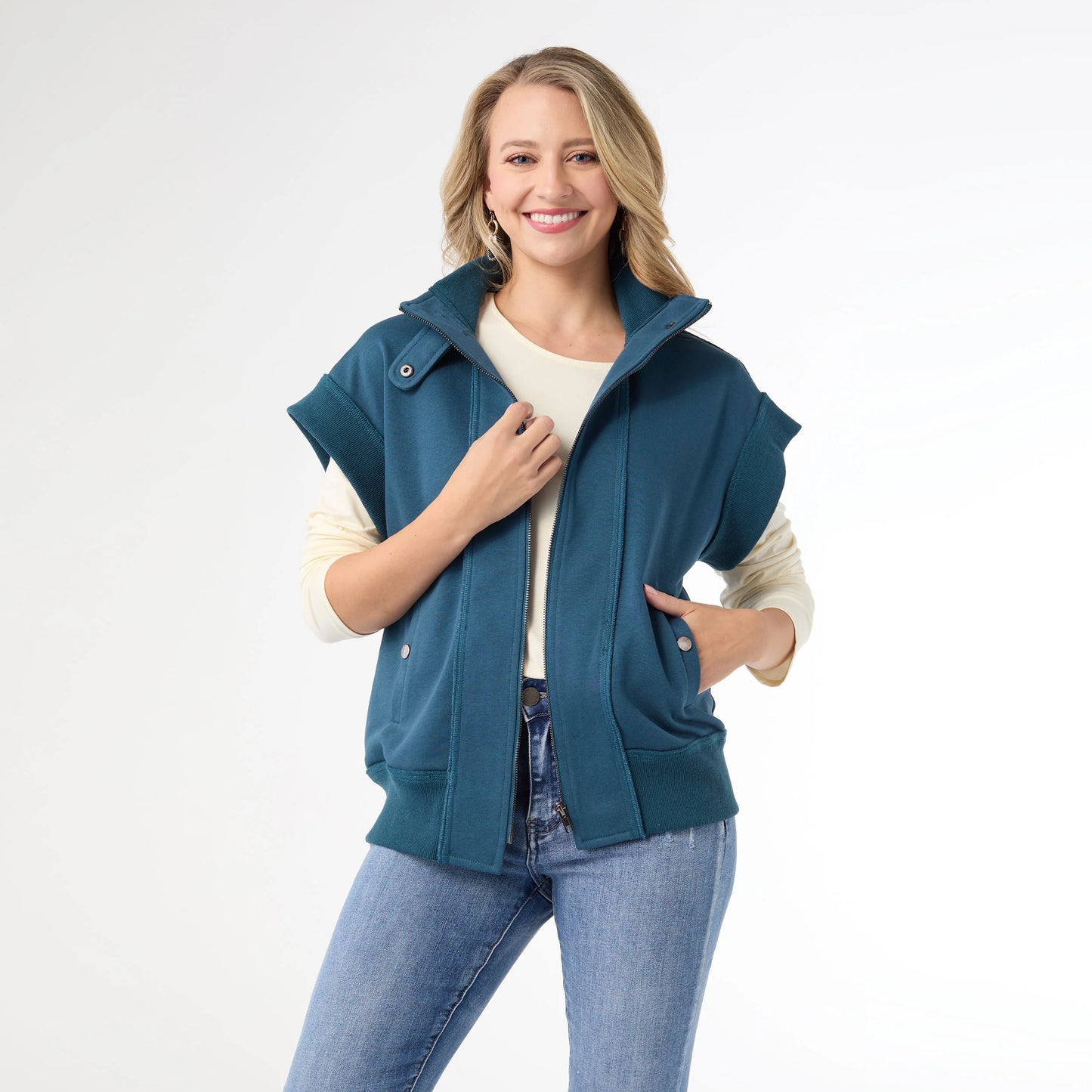 Kaitlyn Zipper Front Vest