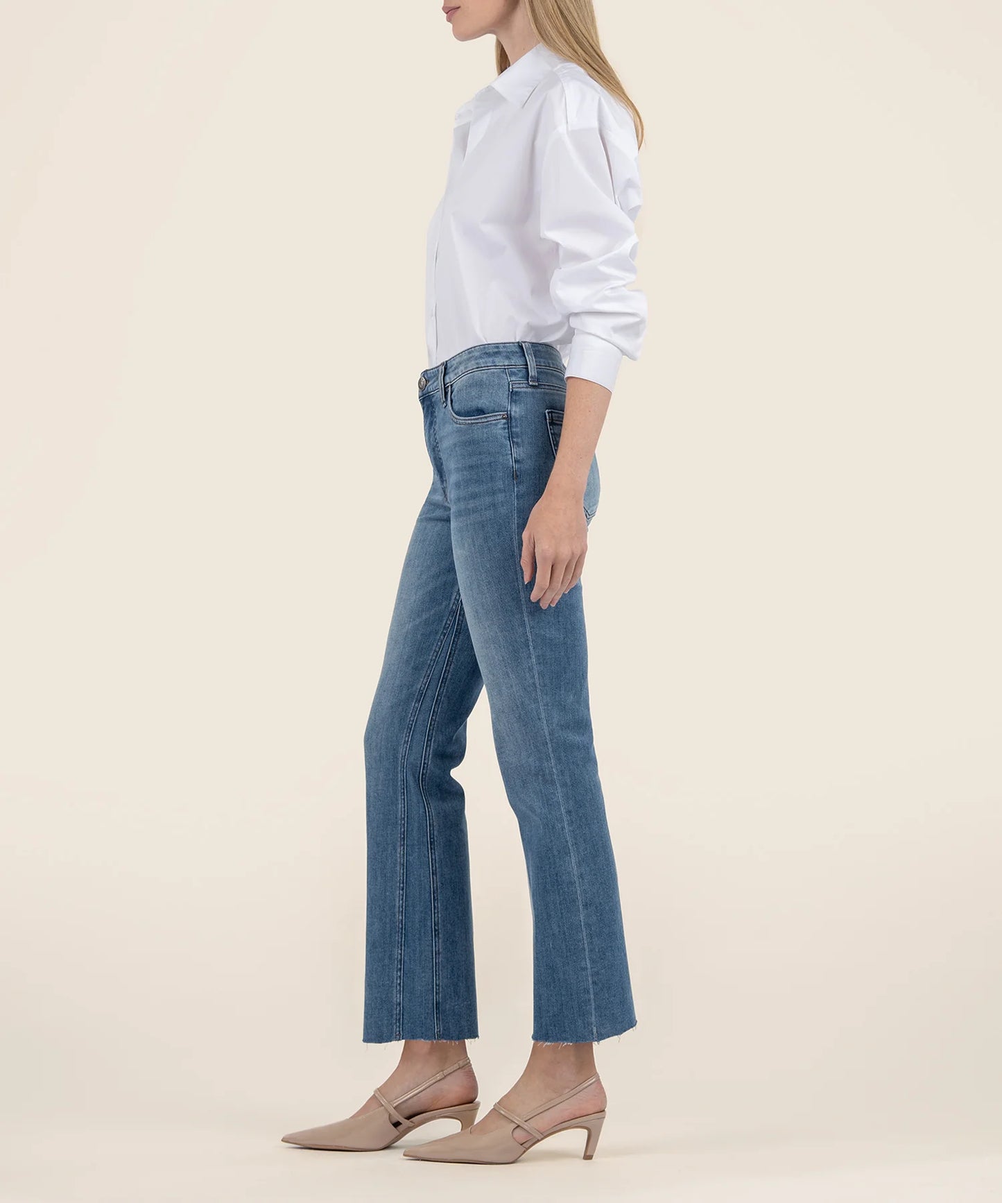 KUT from the Kloth Kelsey High Rise - Raw Hem