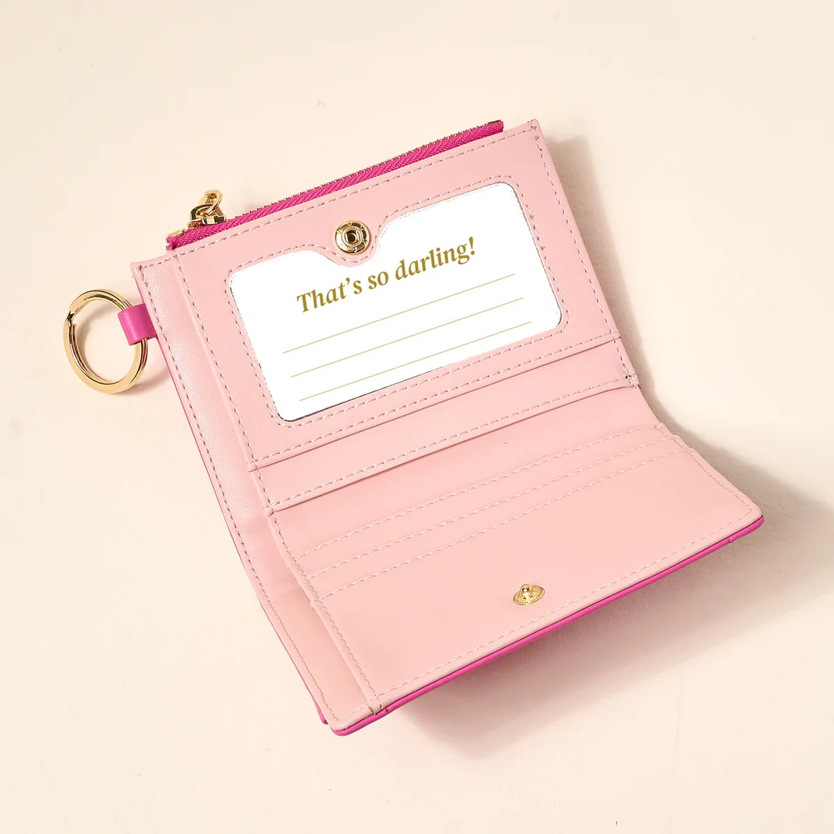 The Darling Effect: Luxe Pocket Wallet - Hot Pink