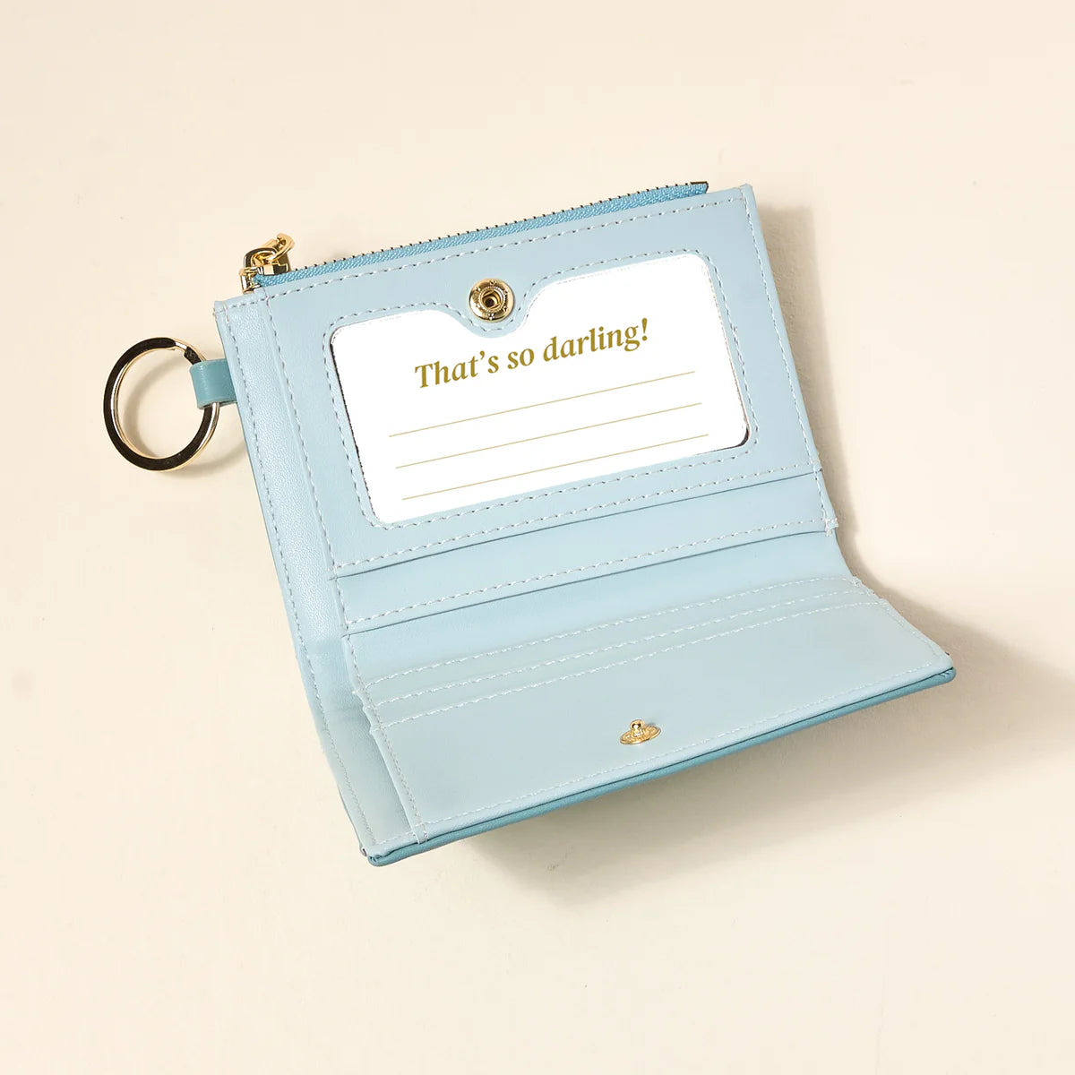The Darling Effect: Luxe Pocket Wallet - Misty Blue