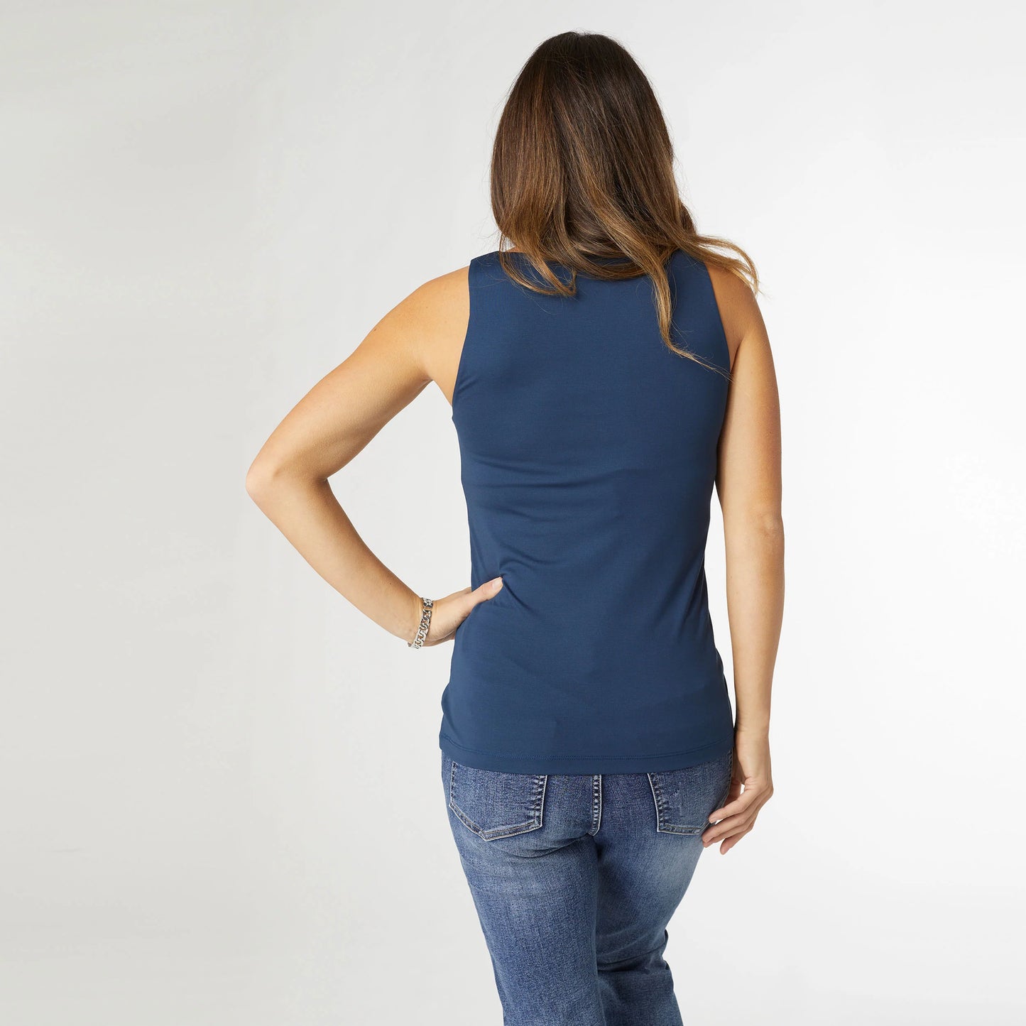 Marta Double Layer Scoop Neck Tank
