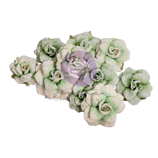 Prima Marketing - The Home Baker Collection Flowers - Mint Chip Roses