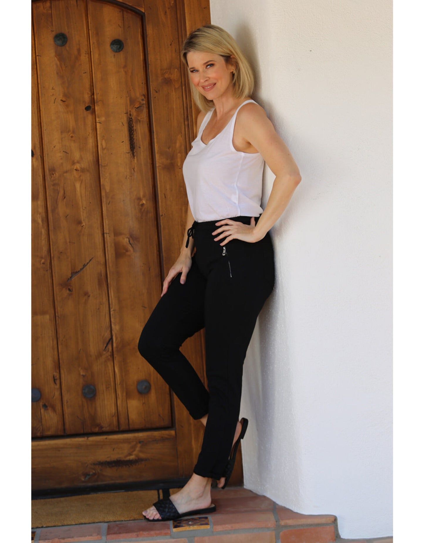 Nostalgia Zipper Pocket Joggers
